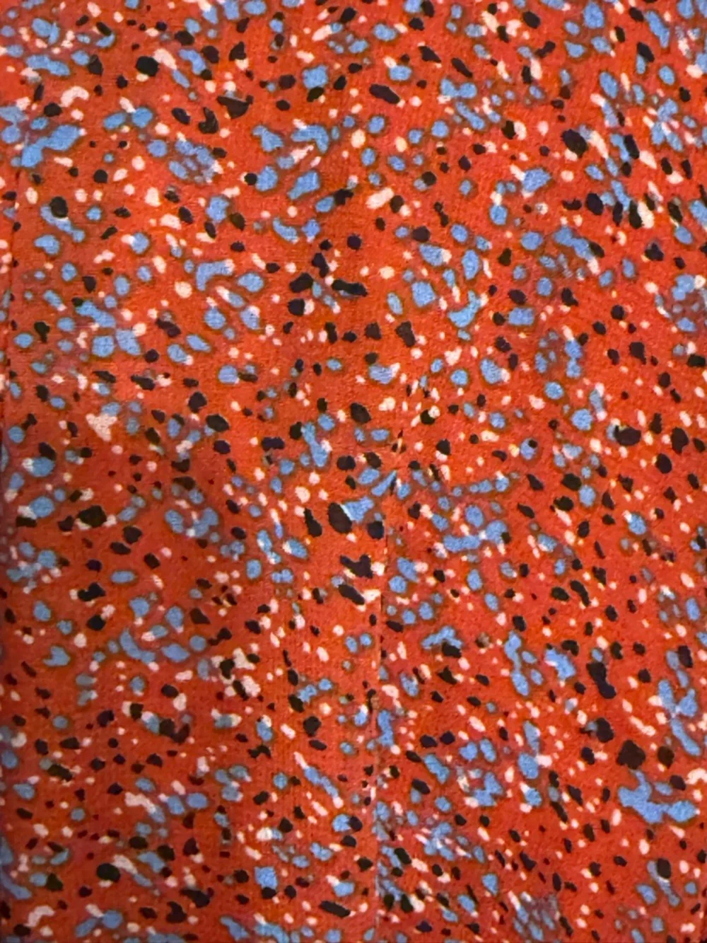 EASEL Boho flare/bell sleeve red chiffon peplum layered blouse - Picture 10 of 12